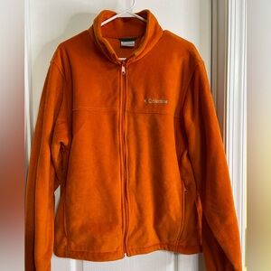 Columbia Orange Fleece Jacket